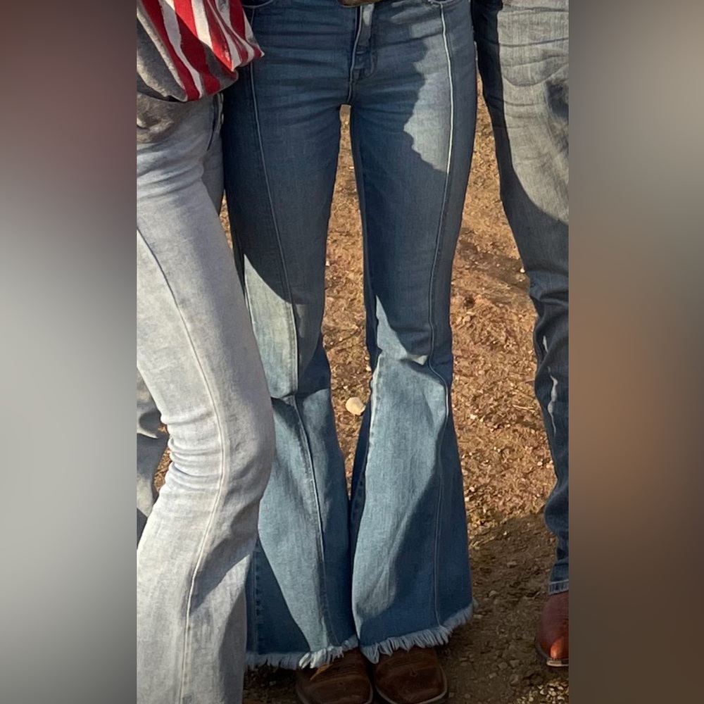 Bell bottom jeans